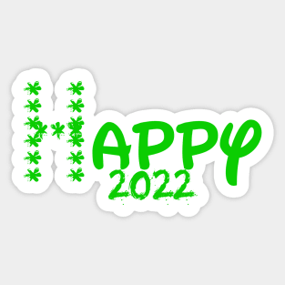 happy 2022 Sticker